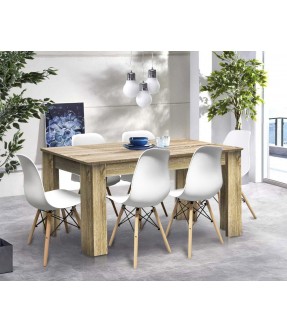 DINING TABLE MESA (DIY) 6 PLACES 4'6*3'